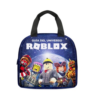 Roblox Lancheira Infantil Com Isolamento Diagonal Bolsa De Desenho Animado  Anime Meninos E Meninas Escolar Para Estudantes