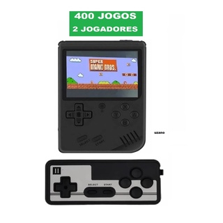 Video Game Portátil SUP Com Controle 2 Jogadores 400 Jogos Mario Pac man  Donken Mini Box Plus - Escorrega o Preço