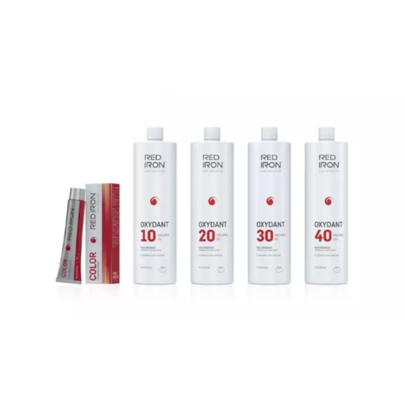 Kit C/02 Colorações + 01 Ox Red Iron Profissional | Shopee Brasil