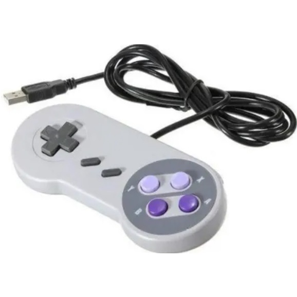 Controle usb retrô de snes | Shopee Brasil