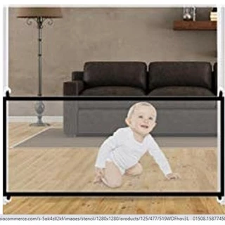 Tela de proteção para cachorro ou bebê cerca para interior de casa ou apartamento - 1,75m (Largura) x 0,75m (altura) em Oferta na Shopee