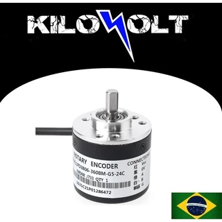 Encoder Incremental 600 Pulsos Eixo 6mm 5-24v