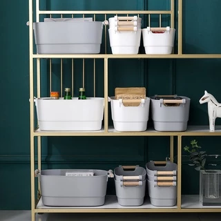 KIT 2 CAIXAS ORGANIZADORAS CESTOS MULTIUSO 5 e 10 LITROS