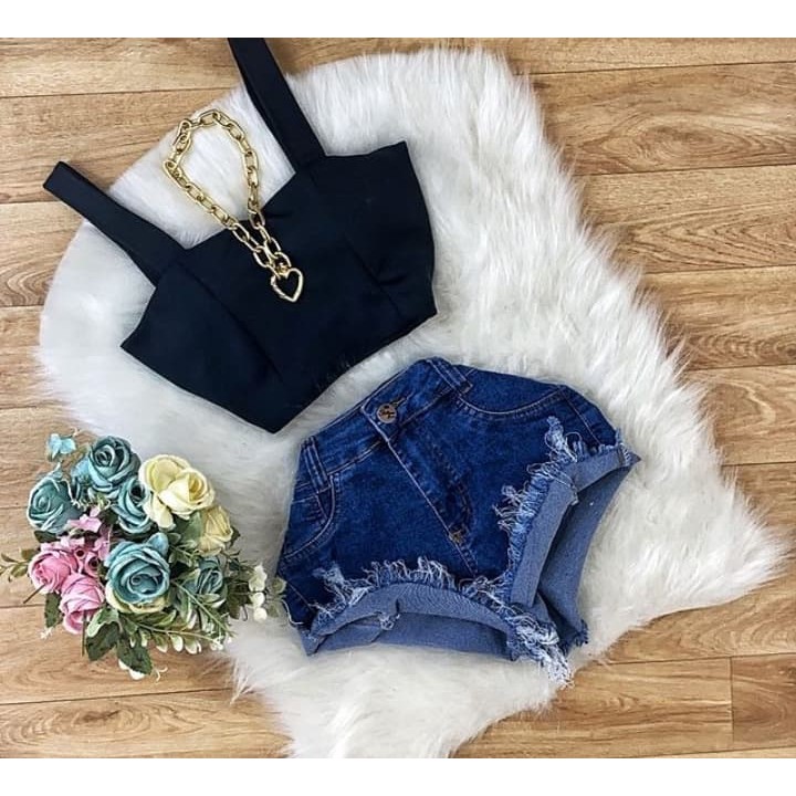 Cropped e deals shorts jeans