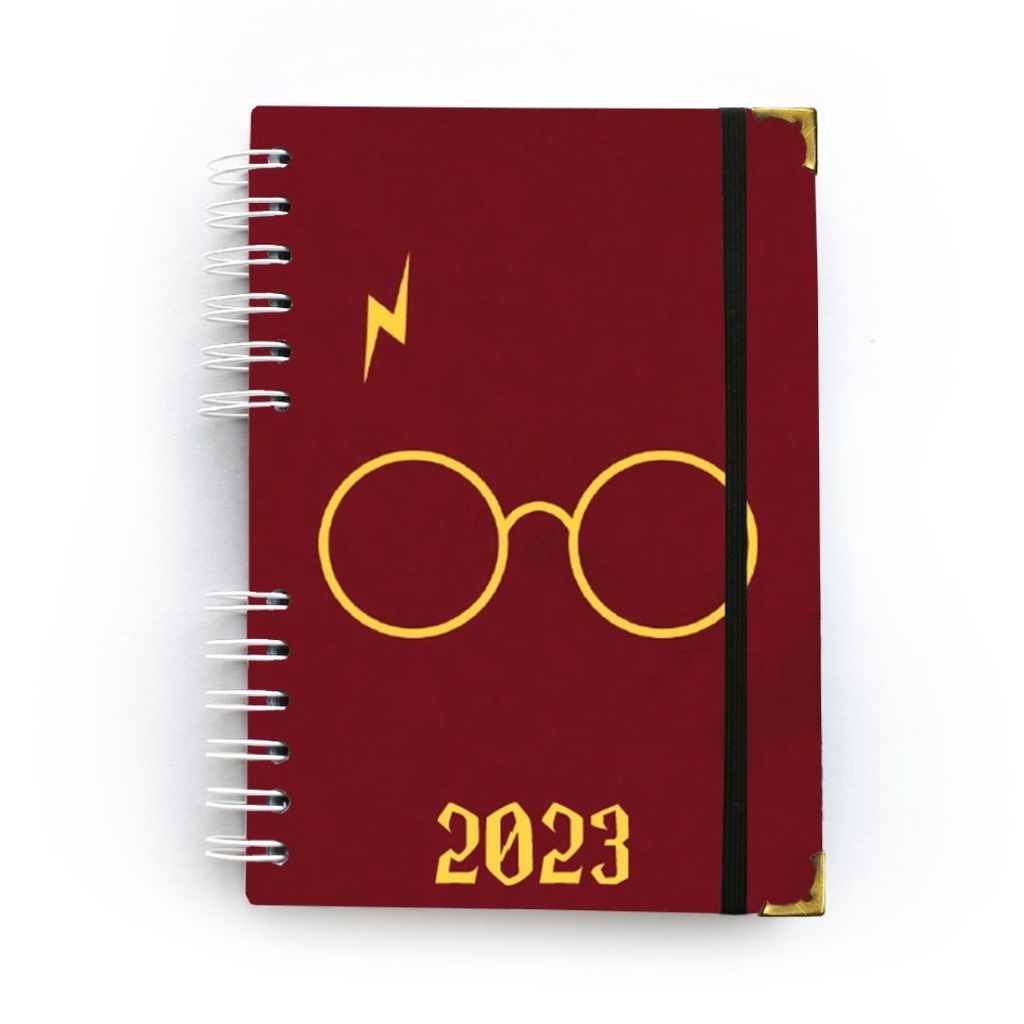 Planner 2023 Harry Potter Semestral Capa Dura Espiral Agenda Shopee