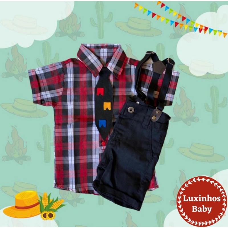 Roupa de store quadrilha infantil masculino