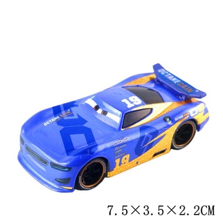 Nova disney pixar carro 2 3 relâmpago mcqueen série carro de corrida 1:55  diecast liga de metal modelo veículo crianças brinquedos presente