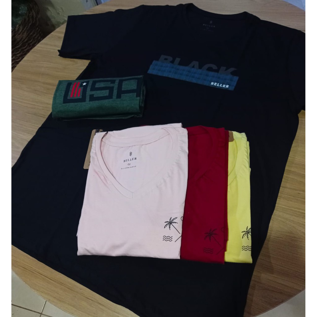 Kit 5 Camisas GOLA V Frete Gratis Plus Size G1 G2 G3 G4 G5 G6