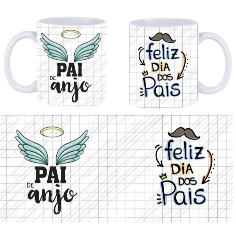 Caneca Pai de anjo/DIA DOS PAIS