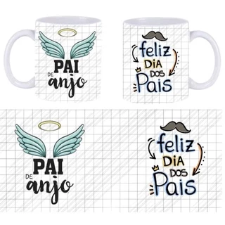 Caneca Pai de anjo/DIA DOS PAIS