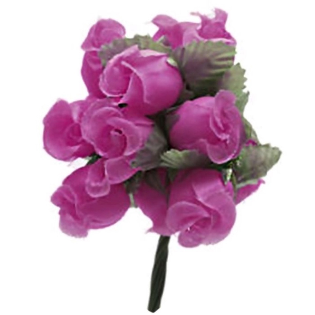 Mini Rosa Artificial Pacote com 144 Unidades ROSA ESCURO - 312 | Shopee ...