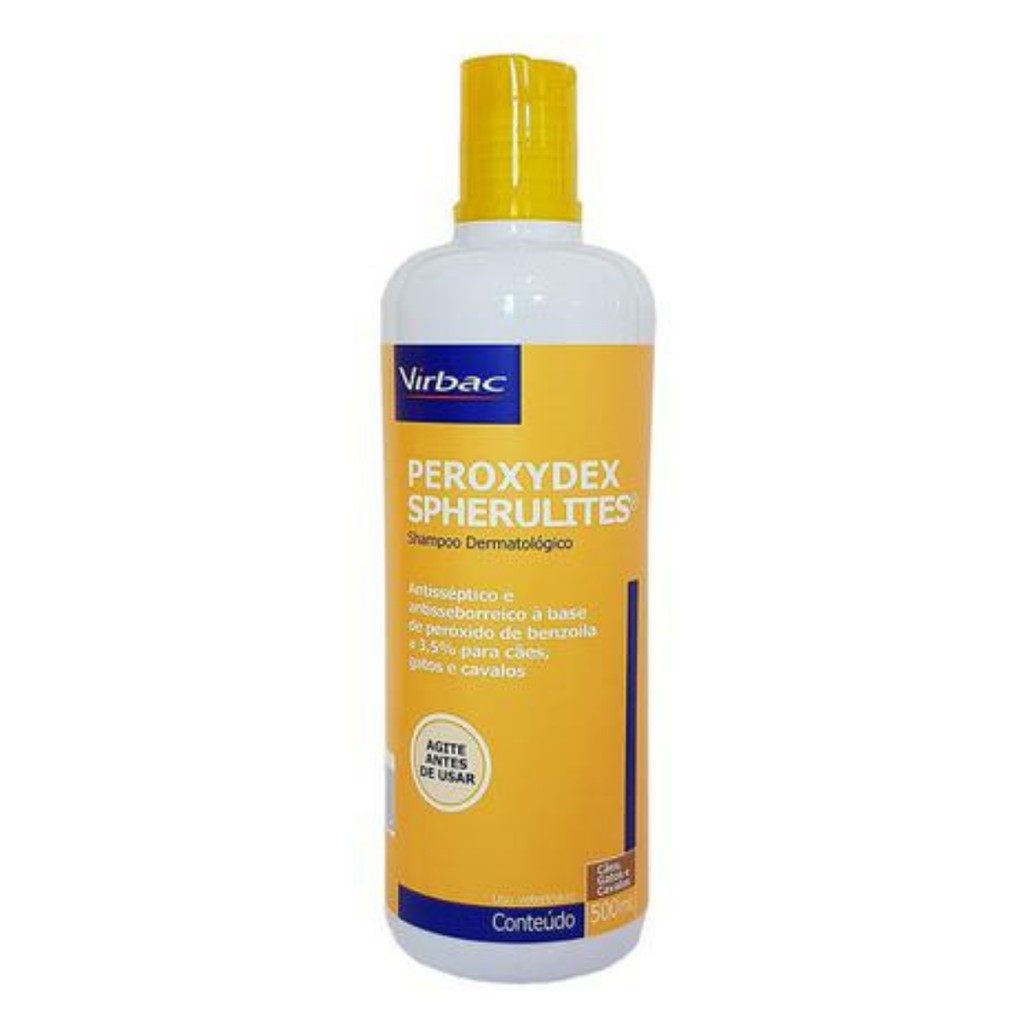 Shampoo Dermatológico Peroxydex Spherulites 500ml Virbac Shopee Brasil