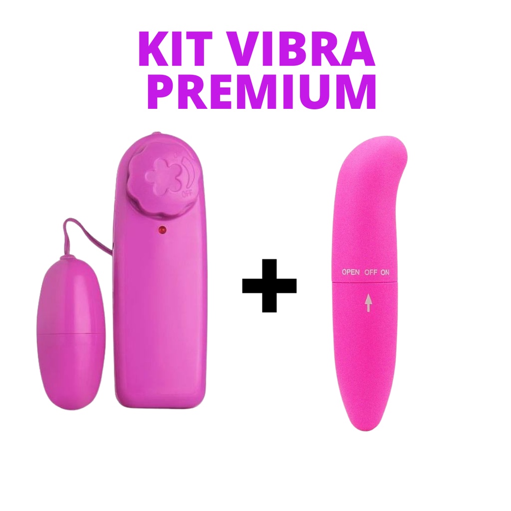 Kit Vibra Premium Vibrador Bullet Multivelocidades Golfinho Ponto G Shopee Brasil 2534
