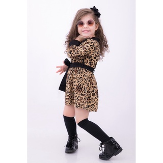 Vestido infantil hot sale de oncinha