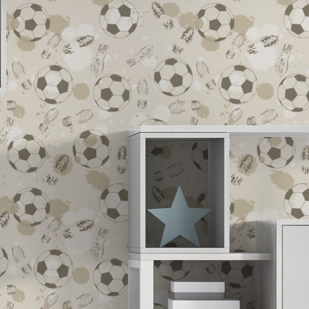 Hoement 1 Conjunto Pessoas De Bonecos Adesivos De Arte De Parede De Futebol  Decoração De Parede Jogar Futebol Adesivo De Parede Decalque De Parede  Fundo Papel De Parede Esportes Aluna