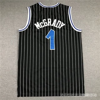 EYHF 8 Estilos Camisa Nba Orlando Magic No . 1 McGRADY De Basquete Com Listra Preta WfEm