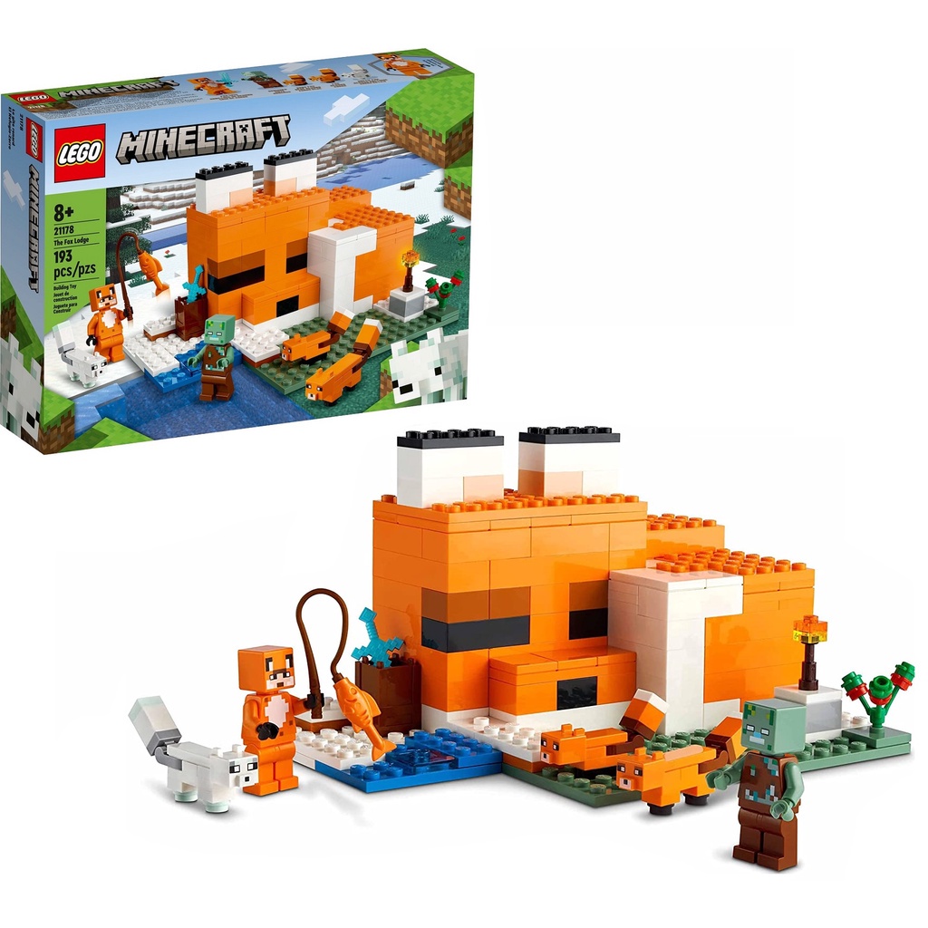 Lego Minecraft 21178 O Abrigo da Raposa