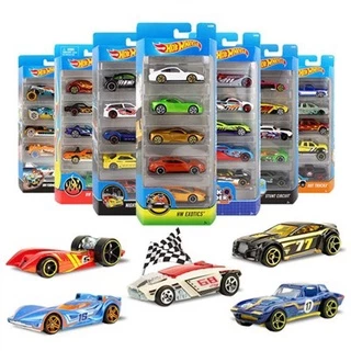 Hot Wheels Cartela 5 Carrinhos Mattel - Original - Escolha Seu Kit: