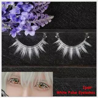 Utensílios De Maquilhagem Uma Olhos, Cosmética, Branco, Grosso, Cross Cílios