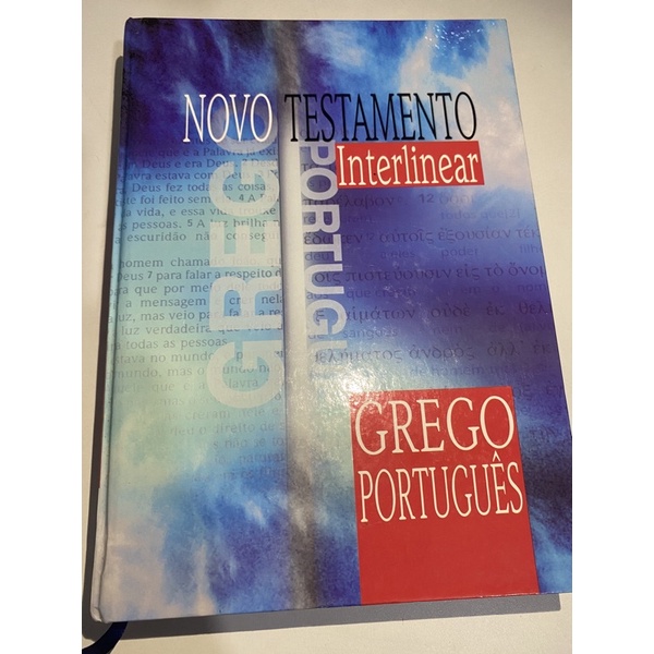 Novo Testamento Interlinear Grego/Português | Shopee Brasil