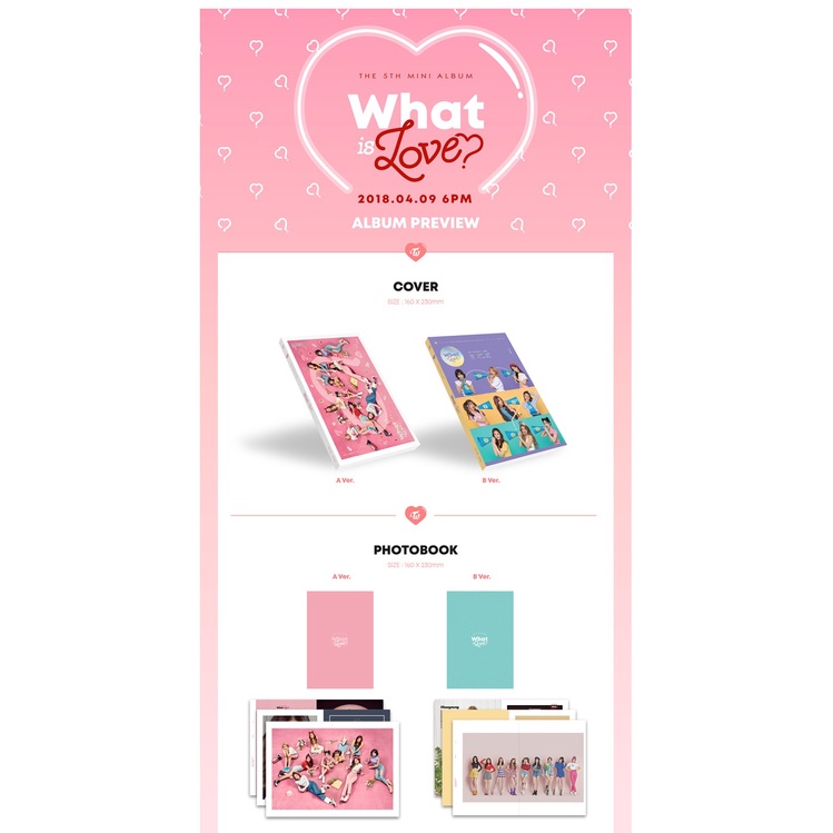 TWICE - What is Love 5th Mini Album | Shopee Brasil