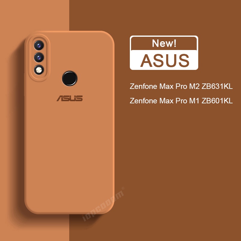 Capa Oficial Original De Silicone Líquido ASUS Zenfone Max Pro M1 ZB601KL ZB602KL M2 ZB631KL Live L1 L2 X01BDA ZA550KL ZA551KL Do Telefone À Prova De Choque