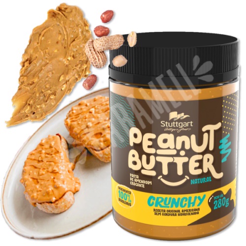 Crunchy Peanut Butter - Pasta Amendoim Crocante - Stuttgart