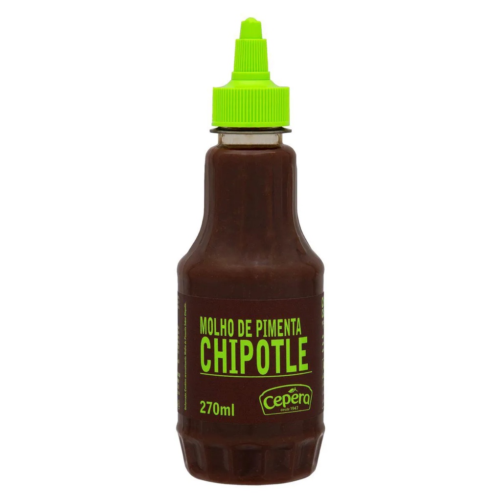 Molho de Pimenta Chipotle 270 ml Cepêra Shopee Brasil