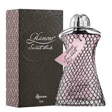 perfume colonia glamour secrets black desodorante boticario(redinha
