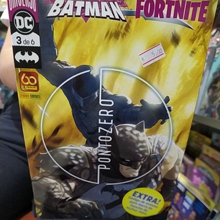 Batman Fortnite ponto zero com código edições 1, 2, 3, 4, 5, 6 HQ DC Panini