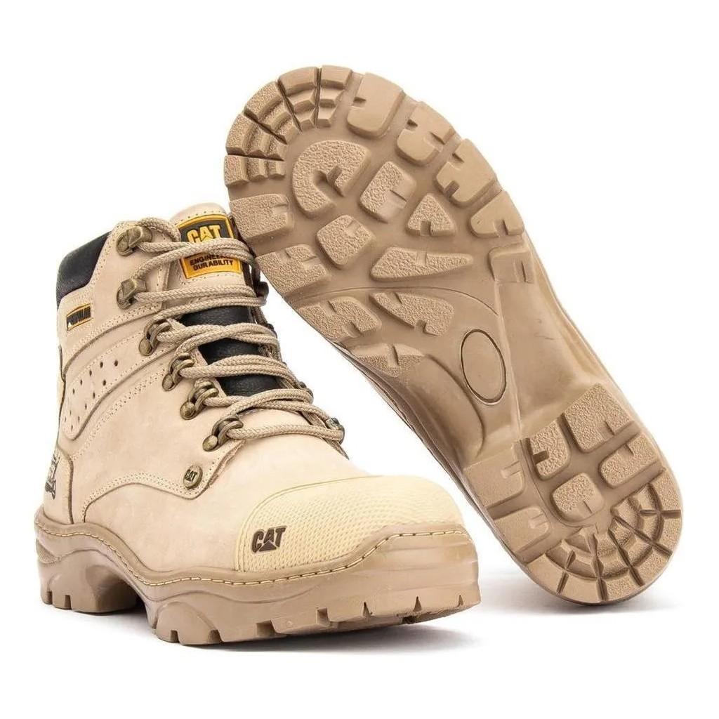 Bota Caterpillar Zip One em Couro - Original em Promoção na Americanas