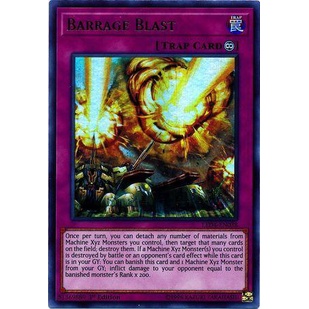 Cartas de Yugioh: Barragem Explosiva LED4-PT038 Ultra Rara