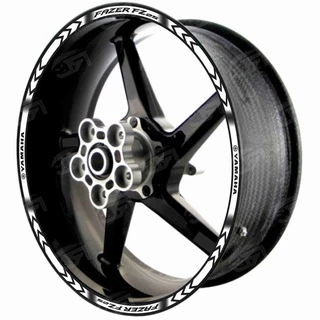 Adesivo Friso Refletivo Roda Moto Yamaha Fazer 250 Fazer 25 M01 branco