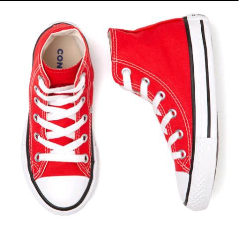 All Star Cano Alto Vermelho Masculino Feminino oferta