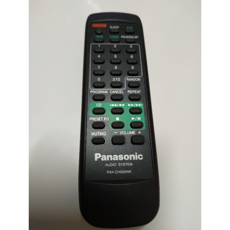 Controle Rak-ch930wk Compatível Audio Sistem Panasonic Zero