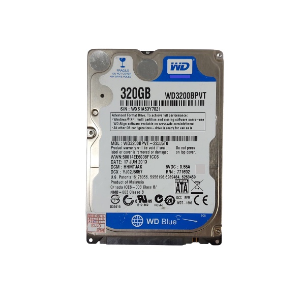 Hd Interno Western Digital Wd Blue Wd3200bpvt 320GB | Shopee Brasil