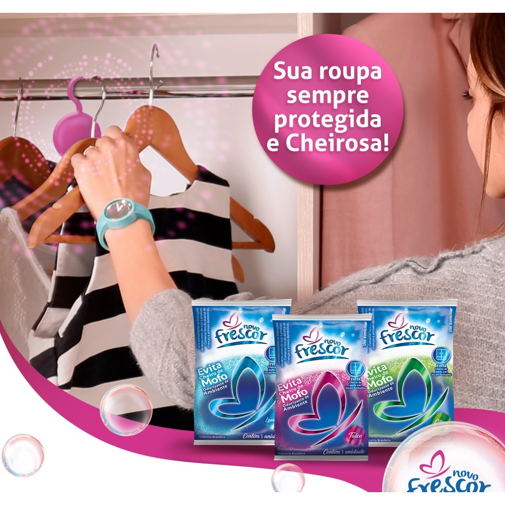 Anti Traça Anti Mofo Evita Mofo Novo Frescor 20g