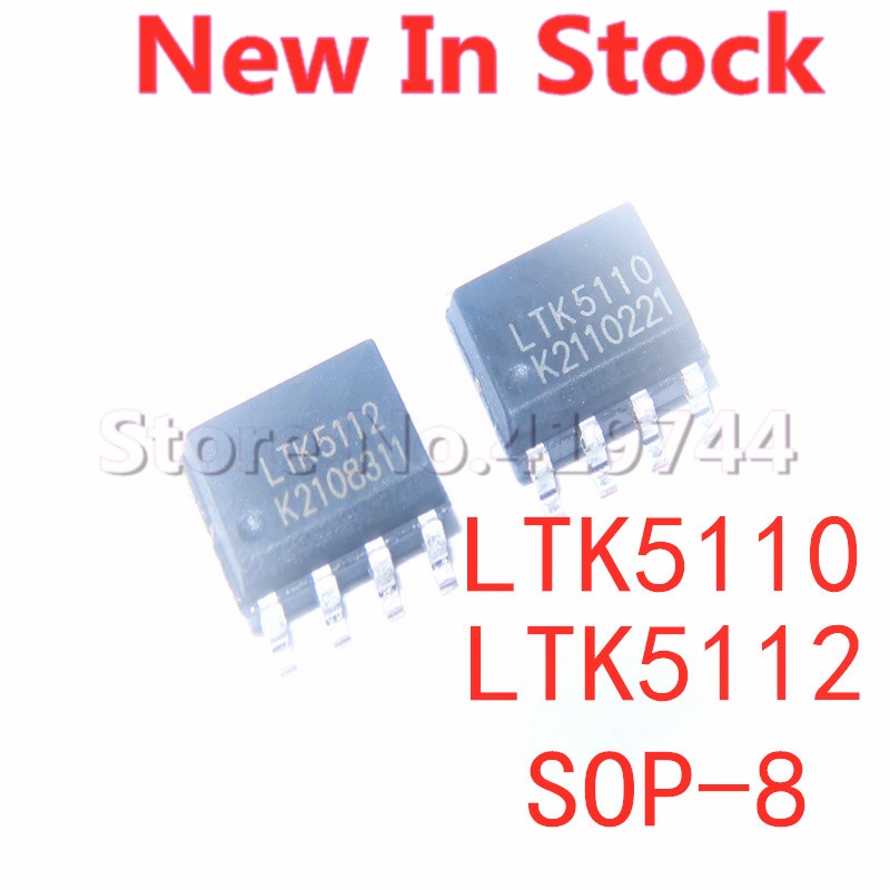 2pcs LTK5110 LTK5112 SOP-8, Estoque Pronto, Novo em folha