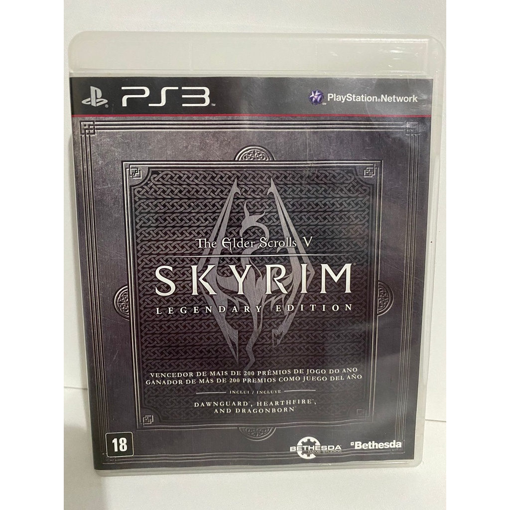 The Elder Scrolls V Skyrim Legendary edition Ps3 USADO ( fisica ...