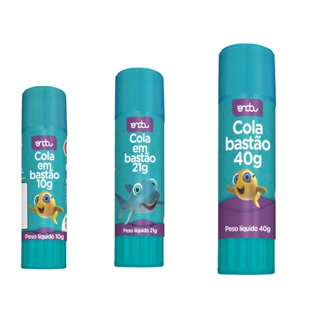 Kit 3 cola em bastao 9, 10, 20, 21 e 40 gramas