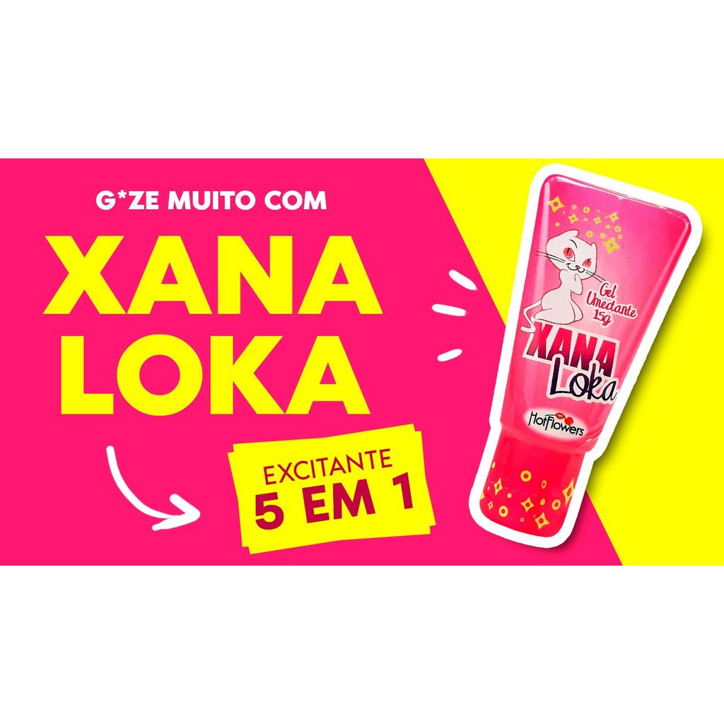 Xana Loka Gel Excitante Feminino Sex Shop Shopee Brasil 2329