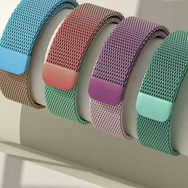 Pulseira Milanese 18MM 20MM 22MM Para relogio Smart Watch P68/ P70/ P80/ T80/ Amazfit Bip 20MM 22MM