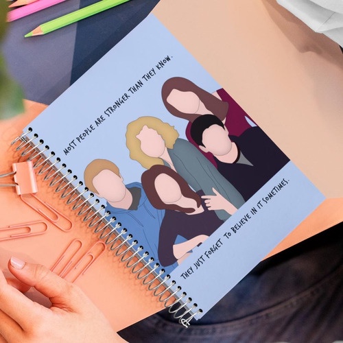 Caderno One Tree Hill Lances da Vida Capa dura A5