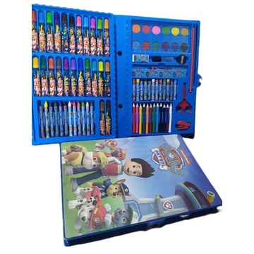 Kit de Pintura Infantil Patrulha Canina c/ Maleta 86 Peças