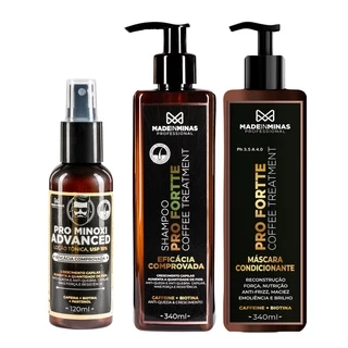 Kit Pro Fortte Completo Super Tratamento Antiqueda Capilar