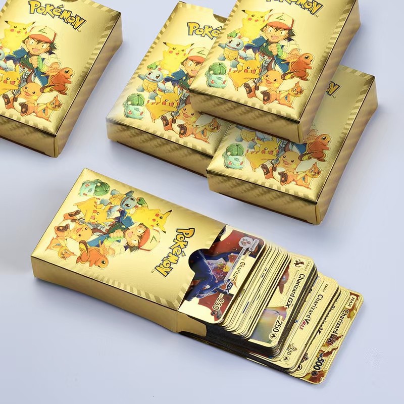Cartas Douradas Pokémon - 20 Peças - GigaDeal
