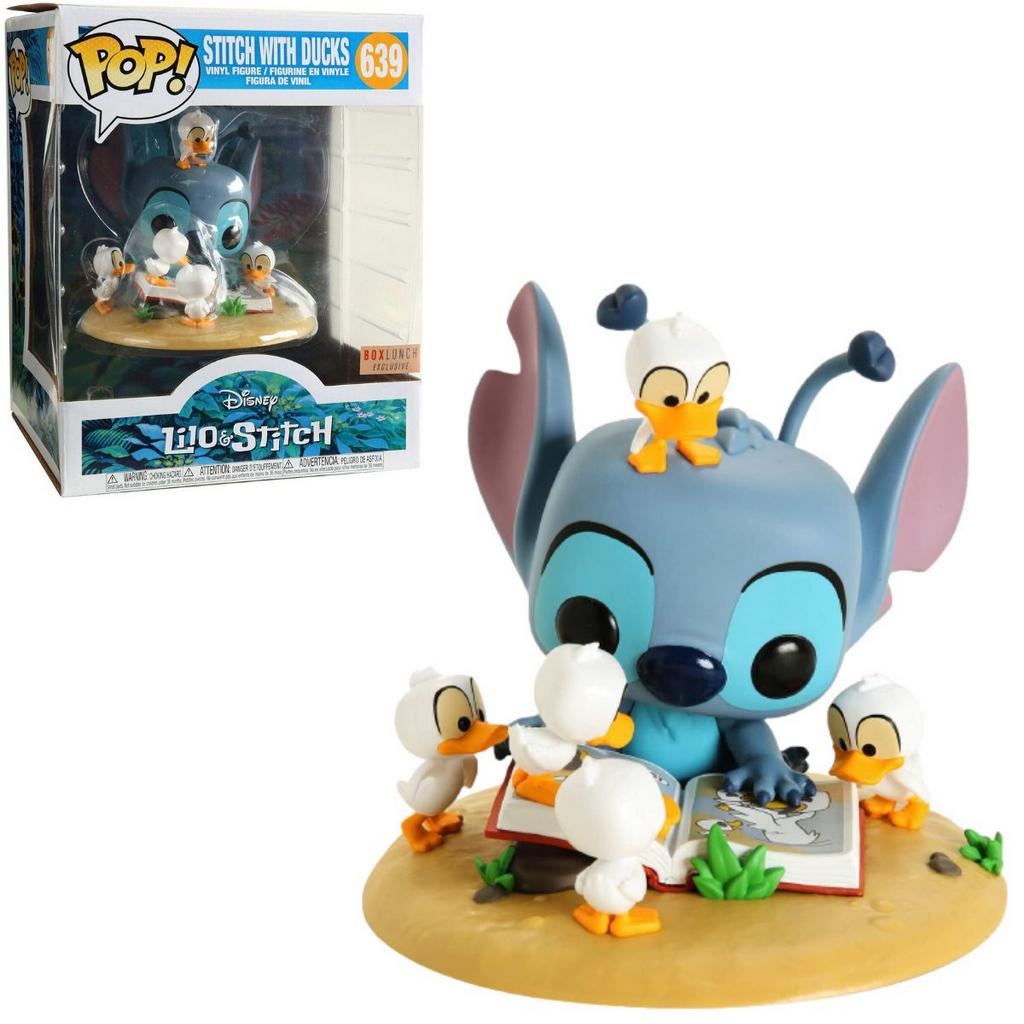 Funko Pop! Disney Lilo & Stitch Stitch with Ducks Vinyl Figure - BoxLunch  Exclusive