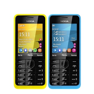 No kia 301 Cartão Duplo Unicom 3G Botão Reto Função Telefone Celular