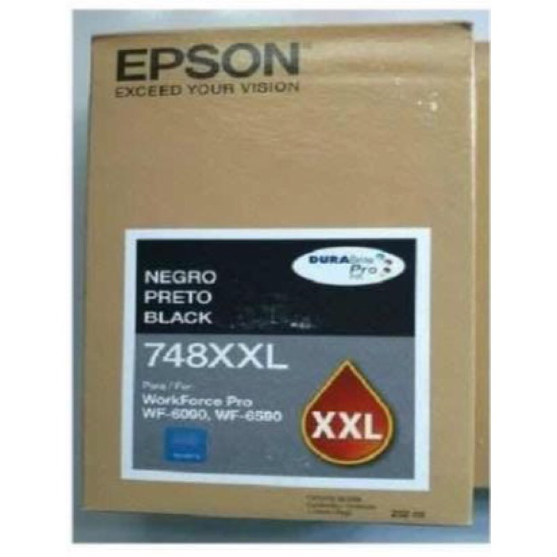 Cartucho Epson Xxl Preto Original Lacrado Shopee Brasil