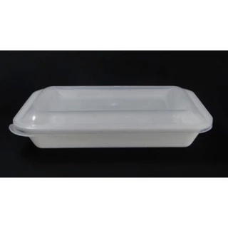 Pote Plastica R-031 Branco 500ml C/Tampa Delivery - Reflet c/10 unidade